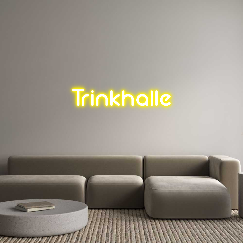 Konfigurator - Neon LED Flex - Personalisierter Indoor Schriftzug Trinkhalle