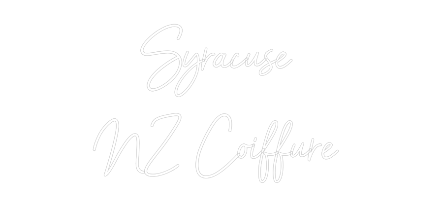 Configurateur - Neon LED Liquid Acryl - Lettres néon personnalisées pour l'intérieur et l'extérieur Syracuse 

...