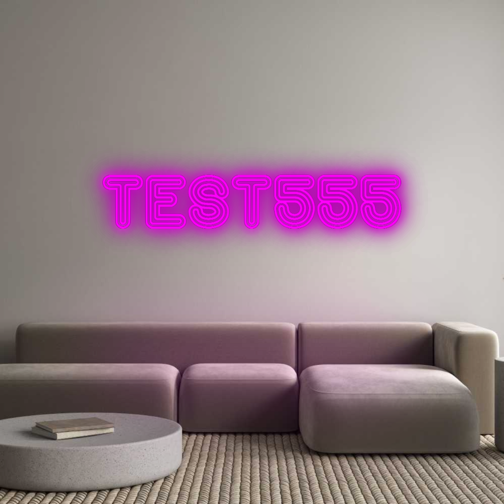 Konfigurator - Neon LED Flex - Personalisierter Indoor Schriftzug test555