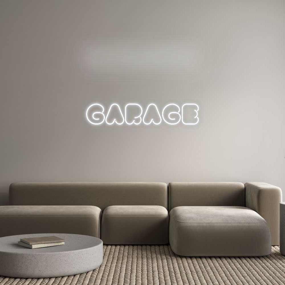 Konfigurator - Neon LED Flex - Personalisierter Indoor Schriftzug Garage