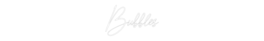 Konfigurator - Neon LED Flex - Personalisierter Indoor Schriftzug Bubbles
