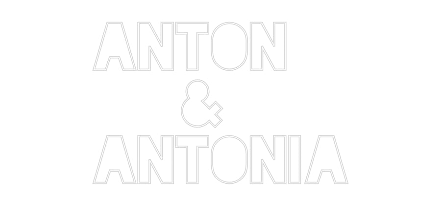 Konfigurator - Neon LED Flex - Personalisierter Indoor Schriftzug Anton
     &...
