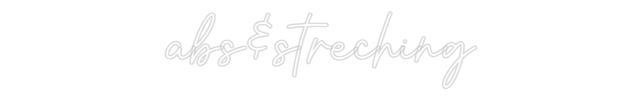 Konfigurator - Neon LED Flex - Personalisierter Indoor Schriftzug abs&streching