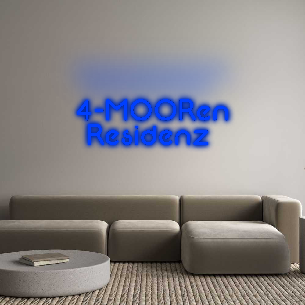Konfigurator - Neon LED Flex - Personalisierter Indoor Schriftzug 4-MOORen
Res...