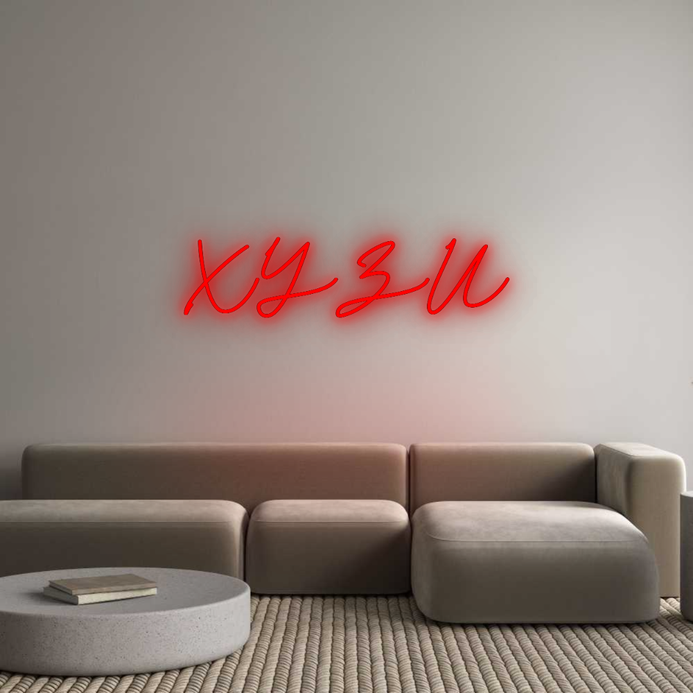 Configurator - Neon LED Liquid Acryl - Custom Neon Sign Indoor & Outdoor XYZU