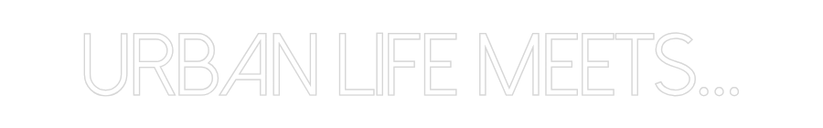 Konfigurator - Neon LED Flex - Personalisierter Indoor Schriftzug Urban life me...