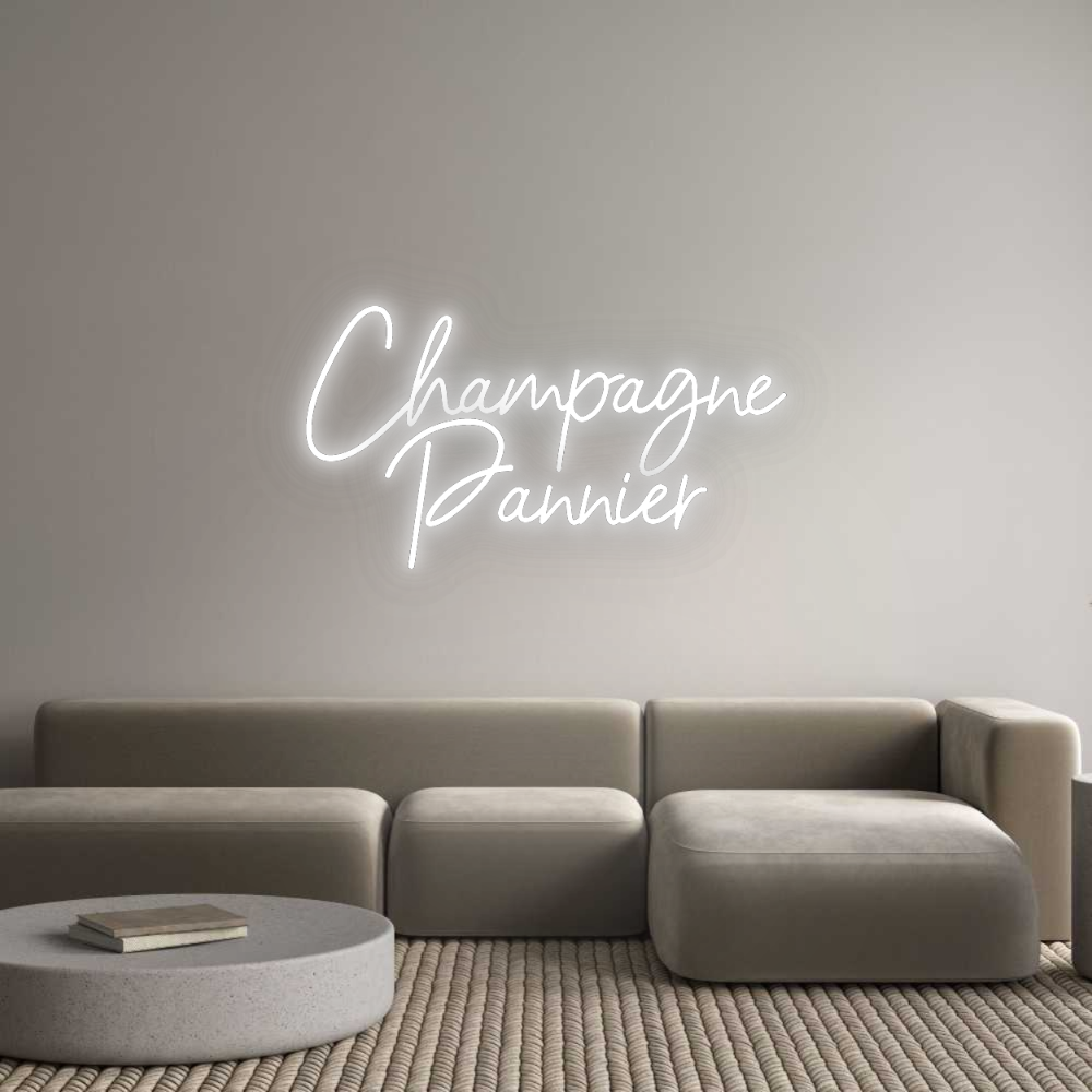 Konfigurator - Neon LED Flex - Personalisierter Indoor Schriftzug Champagne
Pa...