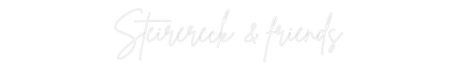 Konfigurator - Neon LED Flex - Personalisierter Indoor Schriftzug Steirereck & ...