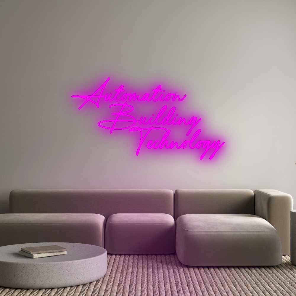 Konfigurator - Neon LED Flex - Personalisierter Indoor Schriftzug Automation
 ...