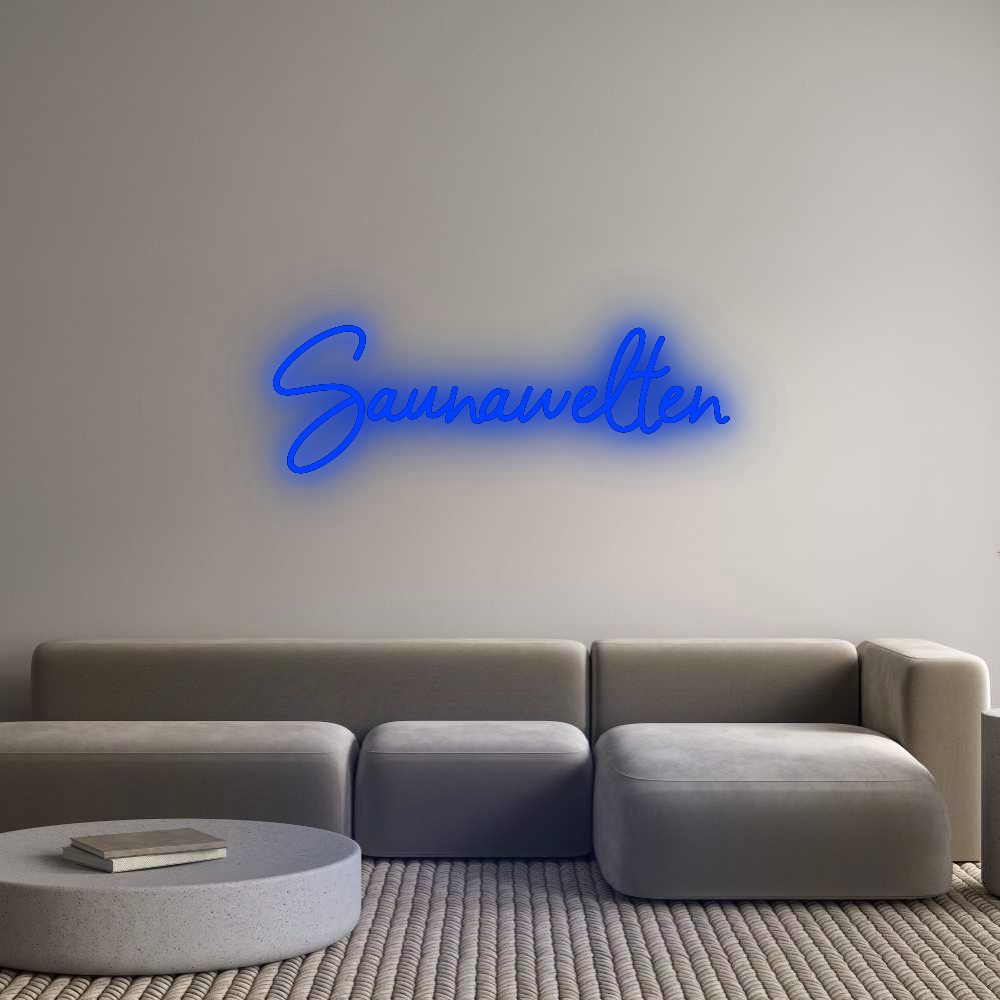Konfigurator - Neon LED Flex - Personalisierter Indoor Schriftzug Saunawelten