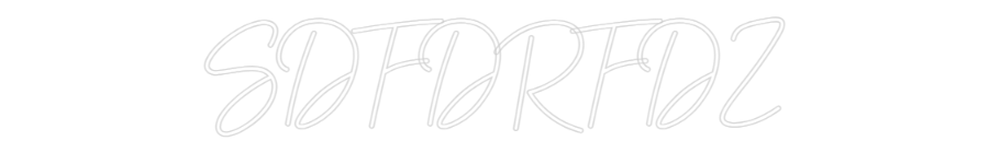 Konfigurator - Neon LED Flex - Personalisierter Indoor Schriftzug SDFDRFDZ