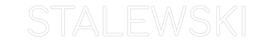 Konfigurator - Neon LED Flex - Personalisierter Indoor Schriftzug STALEWSKI