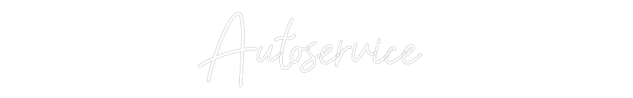 Konfigurator - Neon LED Flex - Personalisierter Indoor Schriftzug Autoservice
