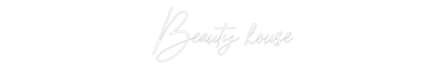 Configurateur - Neon LED Flex - Enseigne néon intérieure personnalisée Beauty house