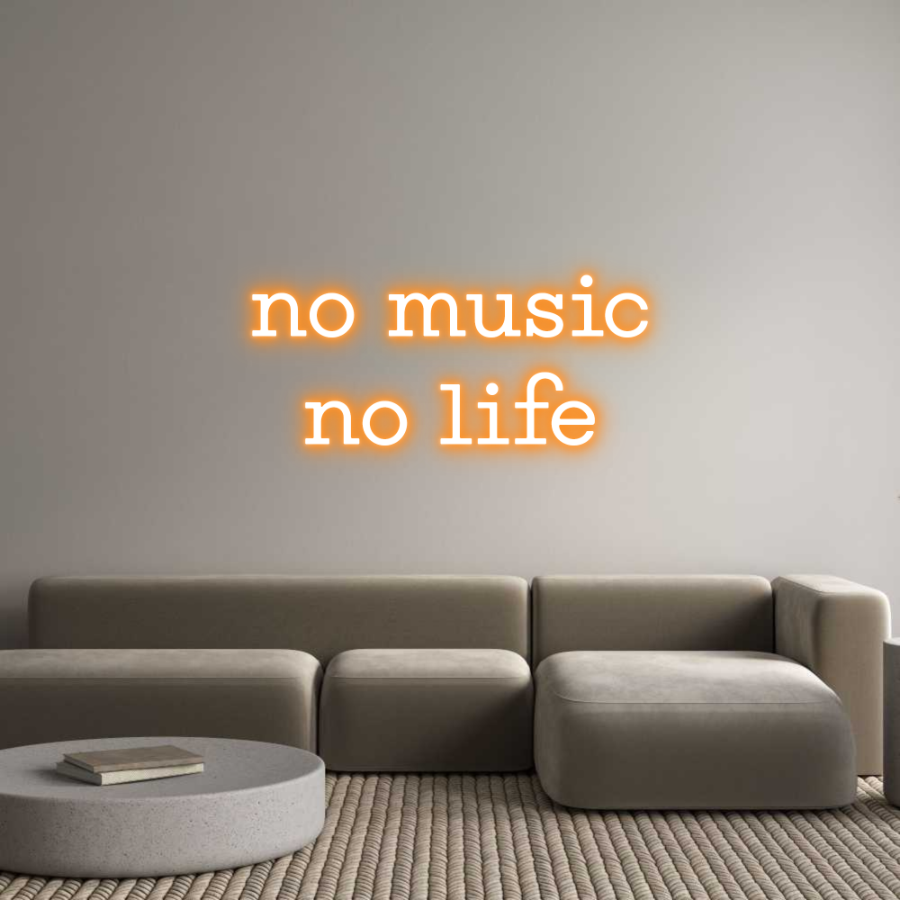 Konfigurator - Neon LED Clip - Personalisierter Indoor Schriftzug no music
no ...