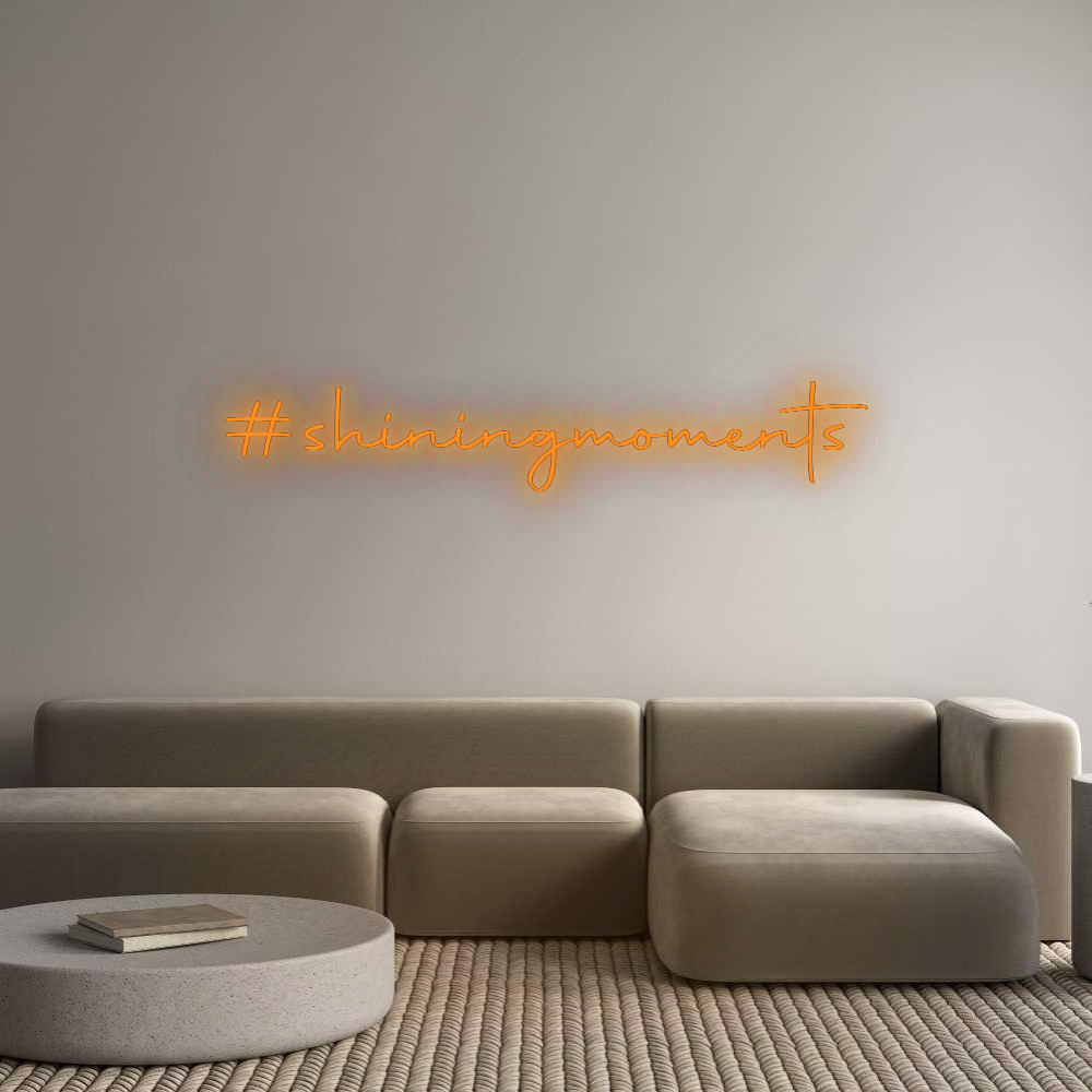 Konfigurator - Neon LED Flex - Personalisierter Indoor Schriftzug #shiningmoments