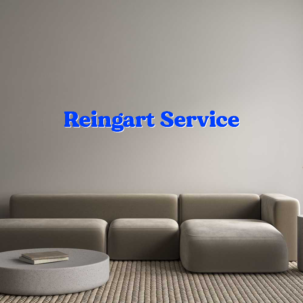 Konfigurator - Personalisierte Leuchtreklame & Leuchtbuchstaben Reingart Serv...