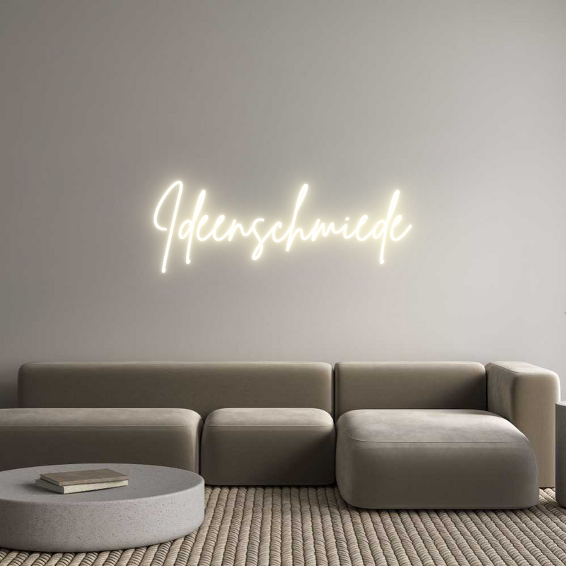 Konfigurator - Neon LED Flex - Personalisierter Indoor Schriftzug Ideenschmiede