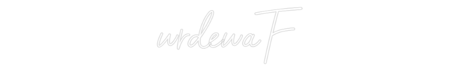 Konfigurator - Neon LED Clip - Personalisierter Indoor Schriftzug wrdewaF