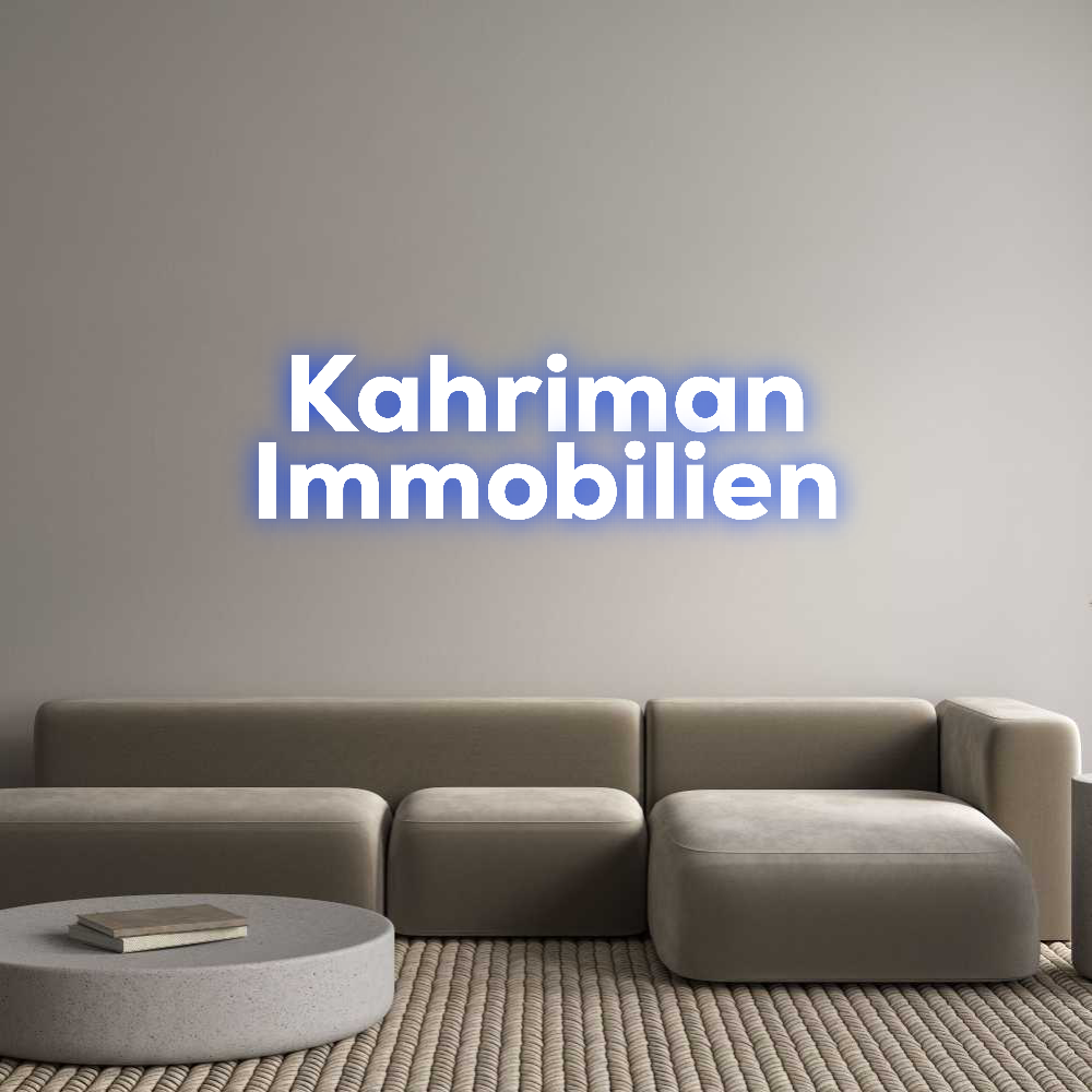 Konfigurator - Personalisierte Leuchtreklame & Leuchtbuchstaben Kahriman
Imm...