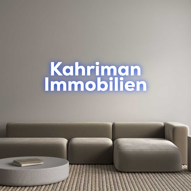 Konfigurator - Personalisierte Leuchtreklame & Leuchtbuchstaben Kahriman
Imm...