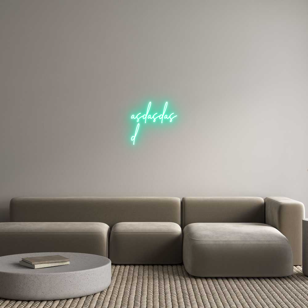 Konfigurator - Neon LED Flex - Personalisierter Indoor Schriftzug asdasdas
d