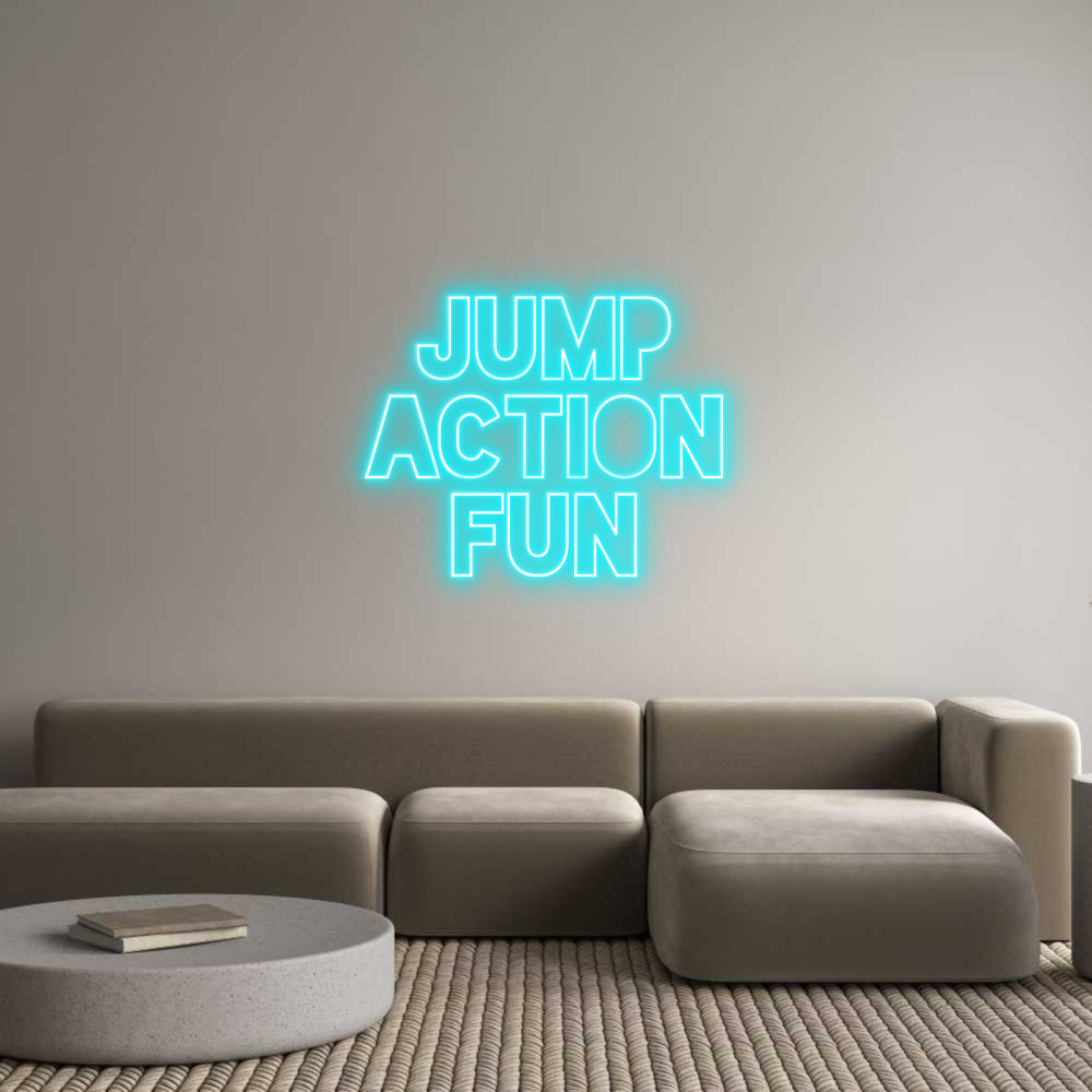 Konfigurator - Neon LED Flex - Personalisierter Indoor Schriftzug JUMP
ACTION
...