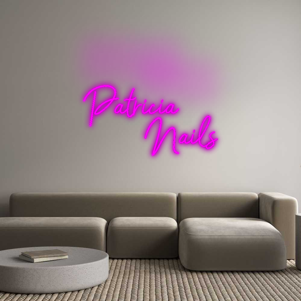 Konfigurator - Neon LED Flex - Personalisierter Indoor Schriftzug Patricia 
  ...