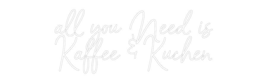 Konfigurator - Neon LED Flex - Personalisierter Indoor Schriftzug all you Need ...