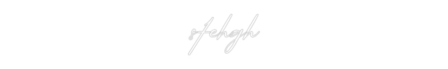 Konfigurator - Neon LED Flex - Personalisierter Indoor Schriftzug sfehgh