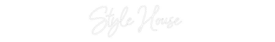 Konfigurator - Neon LED Flex - Personalisierter Indoor Schriftzug Style House