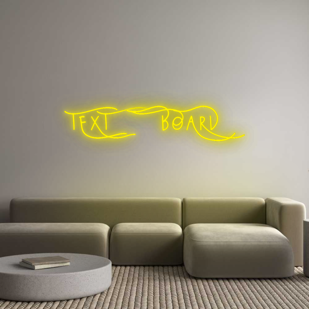 Konfigurator - Neon LED Flex - Personalisierter Indoor Schriftzug TEXT BOARD