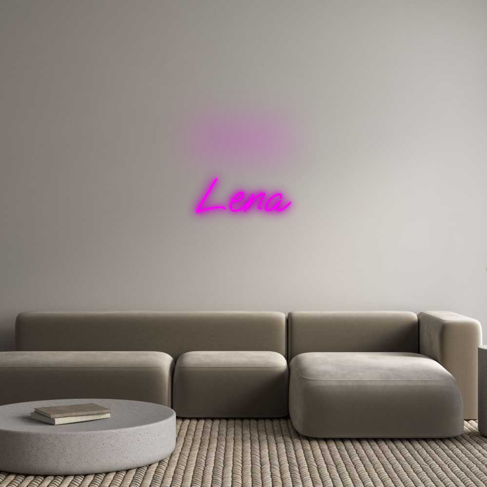 Konfigurator - Neon LED Flex - Personalisierter Indoor Schriftzug Lena