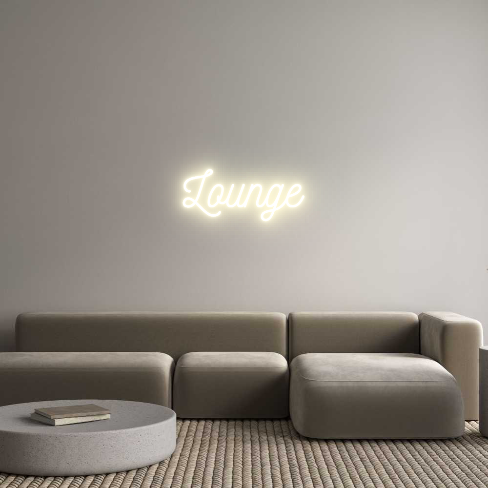 Konfigurator - Neon LED Liquid Acryl - Personalisierter Indoor & Outdoor Schriftzug Lounge