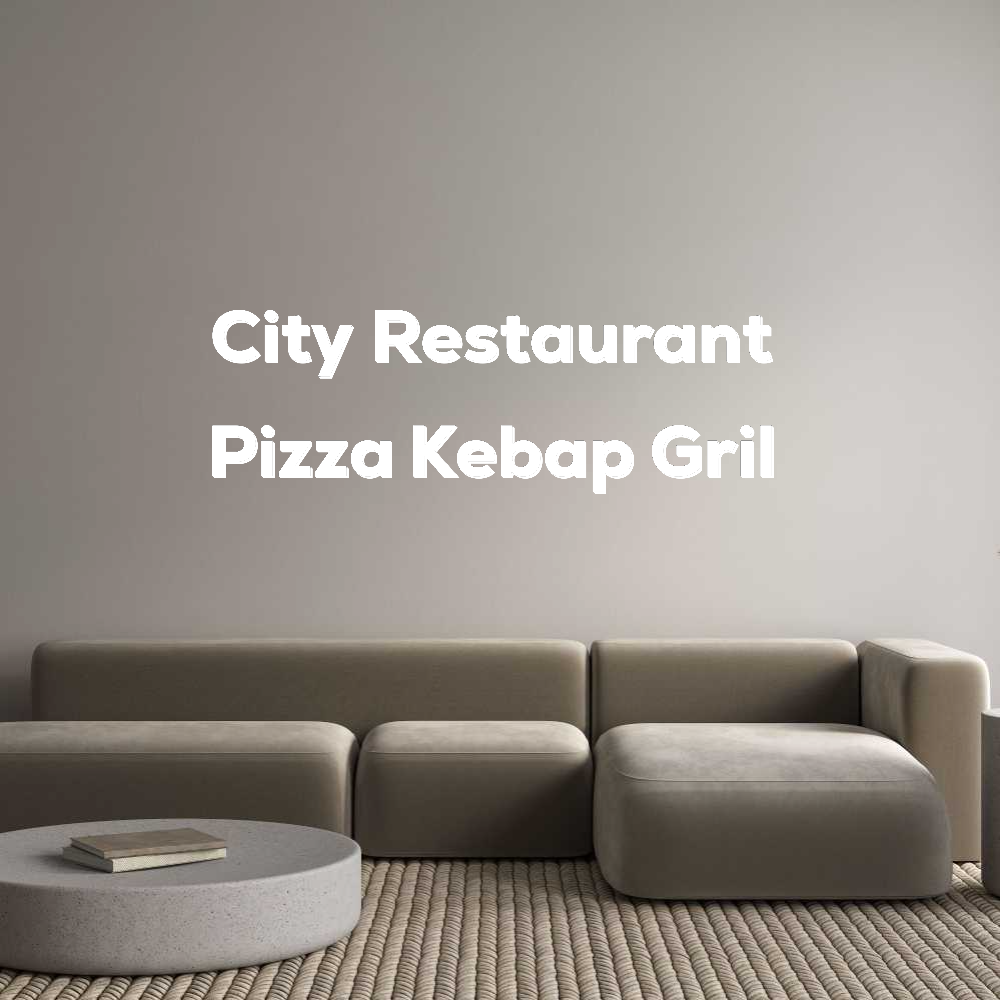 Konfigurator - Personalisierte Leuchtreklame & Leuchtbuchstaben City Restaura...