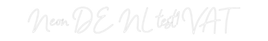Konfigurator - Neon LED Flex - Personalisierter Indoor Schriftzug Neon DE NL te...