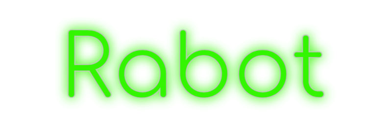 Konfigurator - Neon LED Flex - Personalisierter Indoor Schriftzug Rabot