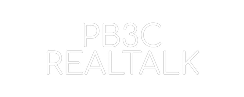 Konfigurator - Neon LED Flex - Personalisierter Indoor Schriftzug PB3C
REALTALK