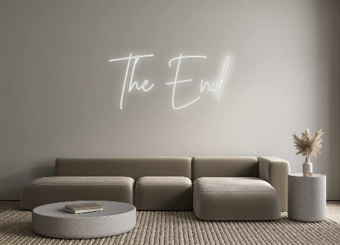 Konfigurator - Neon LED Flex - Personalisierter Indoor Schriftzug The End
