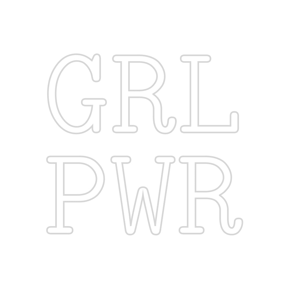 Konfigurator - Neon LED Flex - Personalisierter Indoor Schriftzug GRL
PWR