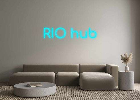 Konfigurator - Neon LED Flex - Personalisierter Indoor Schriftzug RIO hub