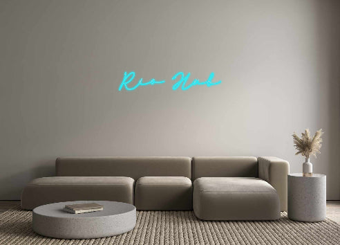 Konfigurator - Neon LED Flex - Personalisierter Indoor Schriftzug Rio Hub