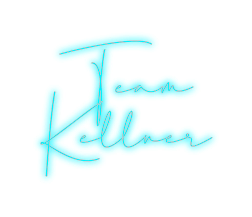 Konfigurator - Neon LED Flex - Personalisierter Indoor Schriftzug Team
Kellner