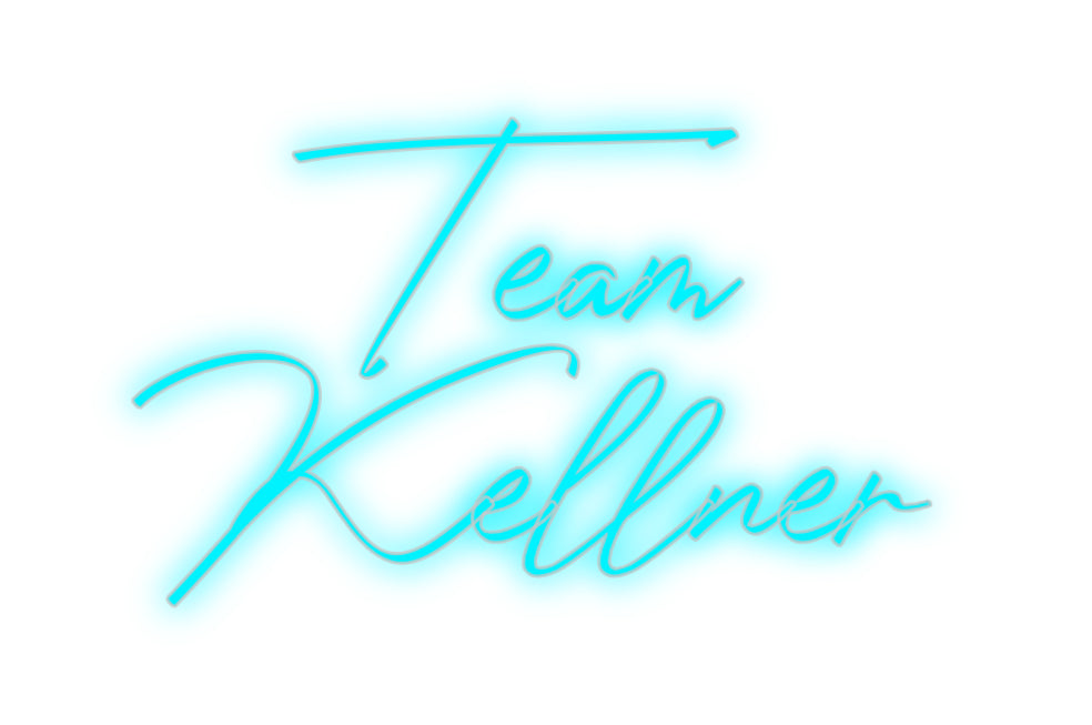Konfigurator - Neon LED Flex - Personalisierter Indoor Schriftzug Team
Kellner