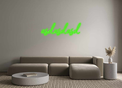 Konfigurator - Neon LED Flex - Personalisierter Indoor Schriftzug asdasdasd