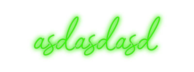 Konfigurator - Neon LED Flex - Personalisierter Indoor Schriftzug asdasdasd