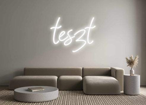 Konfigurator - Neon LED Flex - Personalisierter Indoor Schriftzug teszt