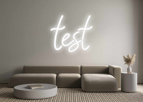 Konfigurator - Neon LED Flex - Personalisierter Indoor Schriftzug test