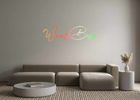 Konfigurator - Neon LED Flex - Personalisierter Indoor Schriftzug WoodyBuzz