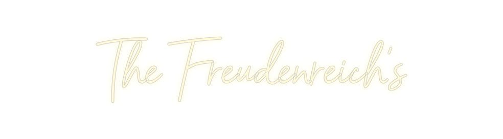 Konfigurator - Neon LED Flex - Personalisierter Indoor Schriftzug The Freudenre...